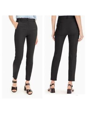 J.Crew black high rise cameron pants Sz 6 classy office professional business